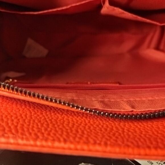 Badgley Mishka Red Handbag with Gold Chain - Picture 5 of 6